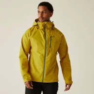 Kurtki i kamizelki sportowe męskie - Dare 2b Kurtka męska przeciwdeszczowa Breathe Out Żółty, Rozmiar: 3XL - miniaturka - grafika 1