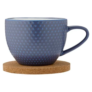 Niebieski kubek porcelanowy ze spodkiem 350 ml Abode – Ladelle - Kubki - miniaturka - grafika 1