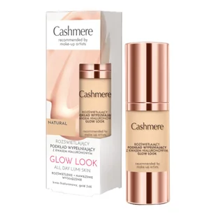DAX Cashmere Glow Look Rozświetlający podkład wypełniający z kwasem hialuronowym, Natural - Podkłady do twarzy - miniaturka - grafika 1