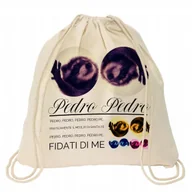 Plecaki worki - WOREK BEŻOWY Bawełniany Do Szkoły Na Zakupy Hit SZOP PEDRO PEDRO - miniaturka - grafika 1