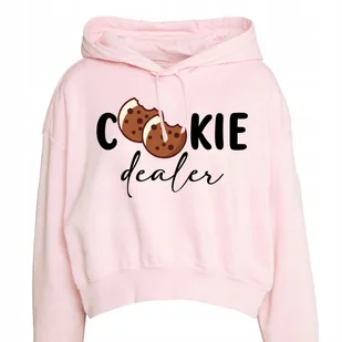 RÓŻOWA BLUZA Damska COOKIE DEALER Girl Power Ciekawe Wzory Rozmiar 158 cm - Zestawy upominkowe - miniaturka - grafika 1
