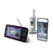 Elektroniczne nianie i monitory oddechu - Niania elektroniczna PHILIPS AVENT SenseIQ Full HD śledzenie oddechu SCD971/26 - miniaturka - grafika 1
