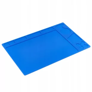 Silikonowa niebieska mata antystatyczna Yihua 330x209mm - Lutownice - miniaturka - grafika 1