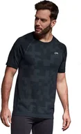 Koszulki męskie - KOSZULKA MĘSKA T-SHIRT GATTA ACTIVE MEN BREEZE 01 004.3064 BLACK-GRAPHITE - miniaturka - grafika 1