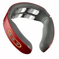 Masażery - Elektryczny masażer karku - czerwony - miniaturka - grafika 1