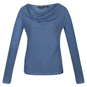 Koszulki i topy damskie - Regatta Damska koszulka z długim rękawem Frayda o wyglądzie wełny o wyglądzie wodospadu - miniaturka - grafika 1