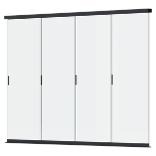 Przesuwny panel szklany do pergoli ELEGANCE/DELUXE/FUSION 3.6m Anthracite - Gutroof - Kratki i pergole - miniaturka - grafika 1