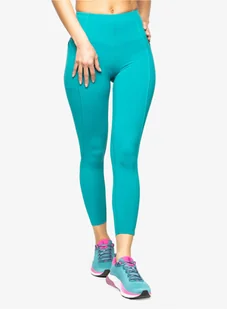 Legginsy damskie Under Armour Meridian Ankle Leg Pintuk - coastal teal/metallic silver - Kalesony - miniaturka - grafika 1
