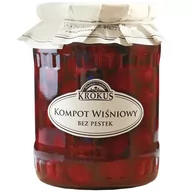 Zdrowa żywność - 700g Krokus Kompot Wiśniowy Drylowany Wiśnie Krokus smaknatury-KROKOMWISNIOW - miniaturka - grafika 1