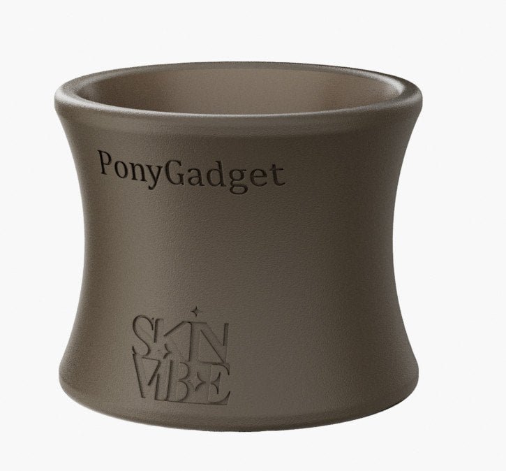 SkinVibe PonyGadget - Guma do włosów, brązowa SV-004BR