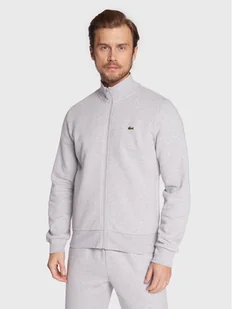Lacoste Bluza SH9622 Szary Regular Fit - Bluzy męskie - miniaturka - grafika 1
