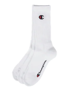 Skarpety z detalem z logo, w zestawie 3 szt., model „Crew Socks” - Skarpetki męskie - miniaturka - grafika 1