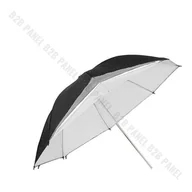 Parasolki studyjne - GlareOne GlareOne Parasolka srebrna z dyfuzorem 83cm 11389-uniw - miniaturka - grafika 1