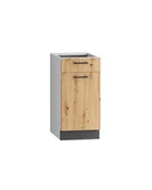 Szafki kuchenne - Szafka Dolna Z 1 Szufladą Alto 40X82 Cm Laminat Dąb Artisan - miniaturka - grafika 1