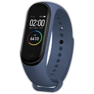 Akcesoria do smartwatchy - Pasek opaska silikonowa Vanfone do Xiaomi Mi Band 3/4, granatowy - miniaturka - grafika 1