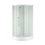 Kabiny prysznicowe - Kabina prysznicowa 80 x 80 cm Smart White Ckr 5905481580117 - miniaturka - grafika 1