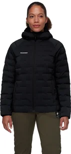 Kurtka ocieplana damska Mammut Sender IN Hooded Jacket - black - Kurtki i kamizelki sportowe damskie - miniaturka - grafika 1