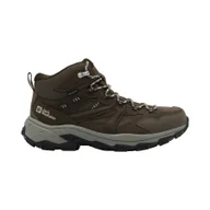 Buty trekkingowe męskie - Męskie buty na wędrówki Jack Wolfskin VOJO TOUR LT TEXAPORE MID M cold coffee - 40,5 - miniaturka - grafika 1