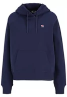 Bluzy damskie - FILA Damska bluza z kapturem BIBINJE, Medieval Blue, L, Medieval Blue, L - miniaturka - grafika 1