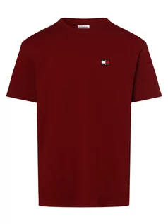 Koszulki męskie - Tommy Jeans - T-shirt męski, czerwony - grafika 1