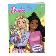 Kolorowanki, wyklejanki - Barbie. Kolorowanka z naklejkami - miniaturka - grafika 1