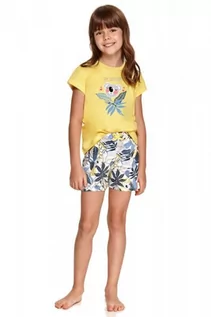 Piżamy dla dziewczynek - Taro Hania 2201 żółta piżama dziewczęca - grafika 1