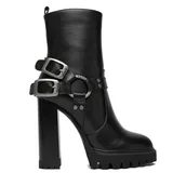 Botki damskie - Botki G-Star Raw EO-LING-LT2560-227 Czarny - miniaturka - grafika 1