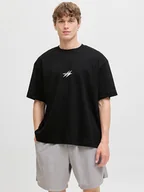 Koszulki męskie - Jack & Jones Koszulka w kolorze czarnym - miniaturka - grafika 1