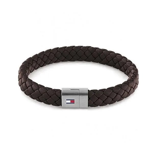 Skórzana bransoletka ze stalowym zapięciem Tommy Hilfiger 2790330