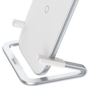 Baseus Rib bezprzewodowa indukcyjna ładowarka Qi 15W z podstawką biały (WXPG-02) hurtel-56471-0 - Ładowarki do telefonów - miniaturka - grafika 27