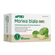 Serce i układ krążenia - Apteo Apteo Morwa biała Forte  60 kapsułek 3373541 - miniaturka - grafika 1