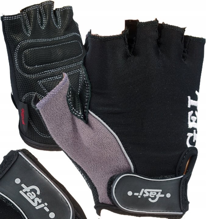 Rękawiczki Rowerowe Krótkie Bez Palców Żelowe S