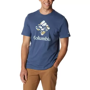 Koszulka Columbia Rapid Ridge Graphic 1888813479 - niebieska - Koszulki męskie - miniaturka - grafika 1