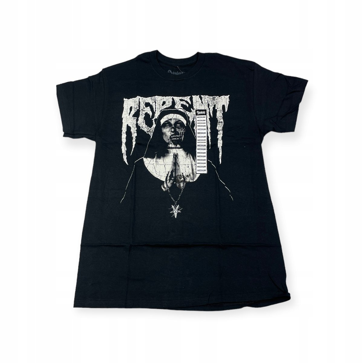 Koszulka T-shirt męski okrągły dekolt SPENCER'S NADRUK L