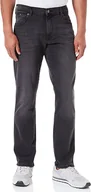 Spodnie męskie - Wrangler Texas Slim Męskie Spodnie Jeansowe Black Dirt W12Shp094-W32 L34 - miniaturka - grafika 1