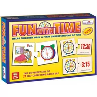 Gry planszowe - Gra językowa - 'Fun with Time' Creative Educational - miniaturka - grafika 1