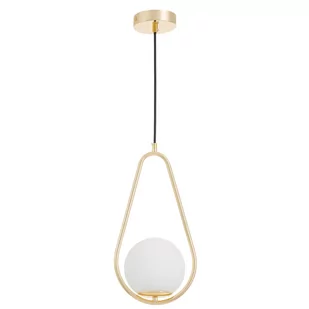 NOWOCZESNA LAMPA WISZĄCA ZŁOTA VERO 1C - Lampy sufitowe - miniaturka - grafika 1