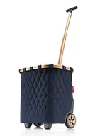 Torby i wózki na zakupy - Wózek torba na zakupy Reisenthel Carrycruiser - frame / rhombus midnight gold - miniaturka - grafika 1