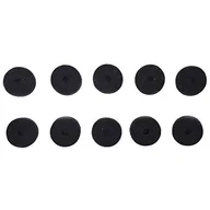 Akcesoria do perkusji - JET CZARNA WEŁNA CYMBALNA PASKI 10 PACK 4,5 cm x 1,5 cm - miniaturka - grafika 1