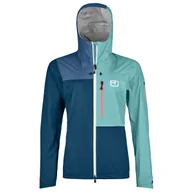 Kurtki i kamizelki sportowe damskie - Kurtka damska Ortovox 3L Ortler Jacket W Rozmiar: S / Kolor: ciemnoniebieski - miniaturka - grafika 1
