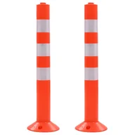 Wyposażenie miejsc publicznych - Słupki drogowe z plastiku, 2 szt., 75 cm - miniaturka - grafika 1