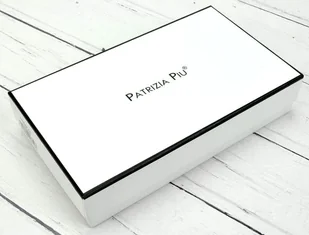 Portfel Damski Skórzany Lakierowany PATRIZIA Długi Max Z Klamrą FF-100 CIEMNY SZARY RFID 18,5 x 9 x 3 [cm] - Portfele - miniaturka - grafika 7