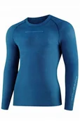 Koszulki męskie - LS1595M Koszulka męska 3D PRO z długim rękawem niebieski M - miniaturka - grafika 1