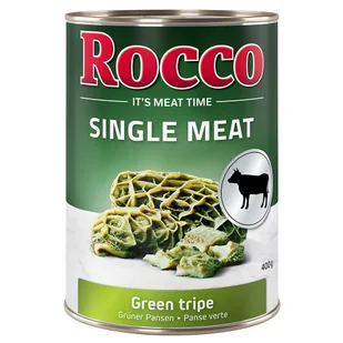Korzystny pakiet Rocco Single Meat, 12 x 400 g  - Żwacze - Mokra karma dla psów - miniaturka - grafika 1
