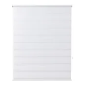 Rolety - Roleta dzień/noc OPP 116,7 x 160 cm biała - miniaturka - grafika 1