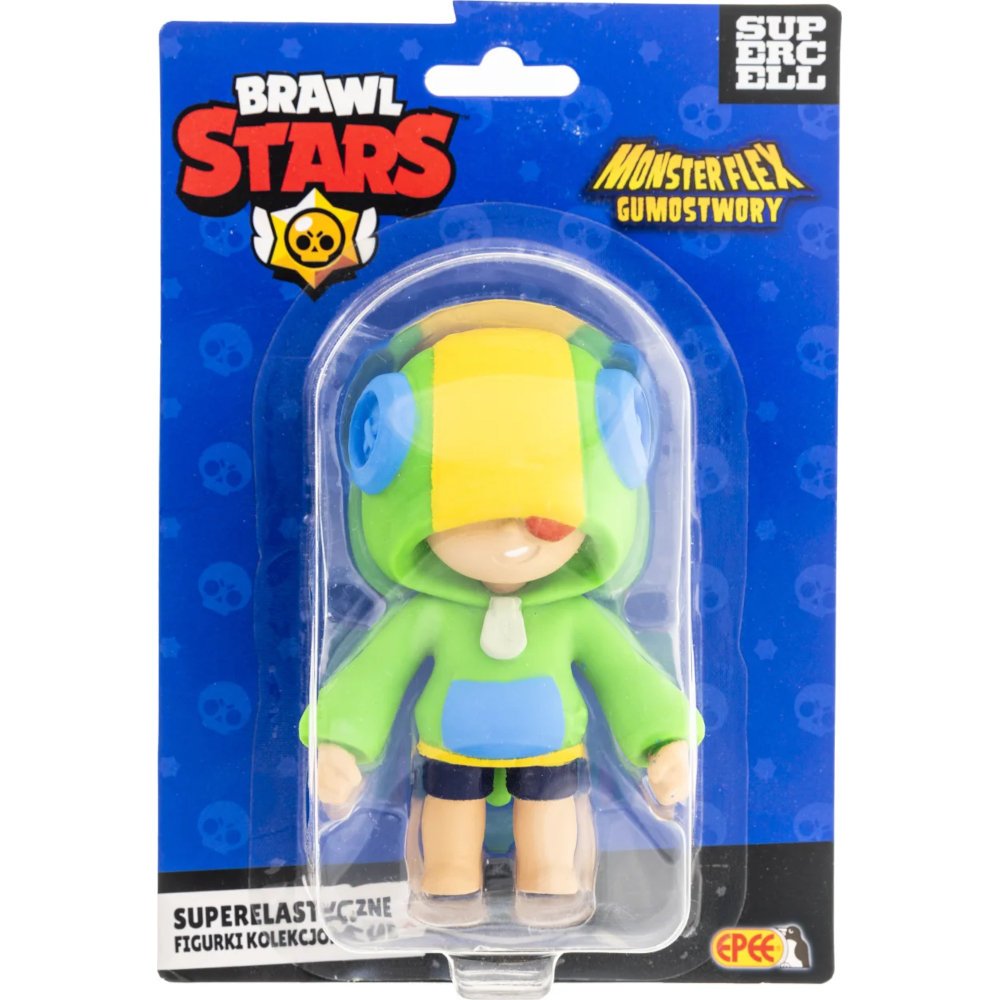 BRAWL STARS MONSTERFLEX ROZCIĄGLIWE GUMOSTWORY EPEE ORYGINALNA FIGURKA LEON