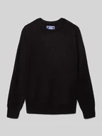 Swetry dla chłopców - Sweter o kroju relaxed fit z efektem dzianiny model ‘Kaito’ - miniaturka - grafika 1