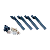 Akcesoria motocyklowe - Uchwyty pod Sakwy CustomAcces Uniwersalne Czarne - miniaturka - grafika 1