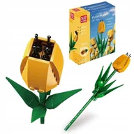 Klocki - TULIPANY KLOCKI KONSTRUKCYJNE SZTUCZNE KWIATY DO WAZONU MOULD KING 24012 - miniaturka - grafika 1