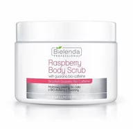 Peelingi do ciała - Bielenda Professional Raspberry Body Scrub malinowy peeling do ciała z Bio-Kofeiną z Guarany 550g 57249-uniw - miniaturka - grafika 1